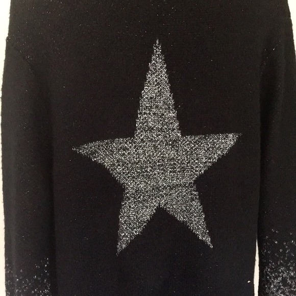 Davi&Dani long cardigan black & silver threads - Picture 5 of 11